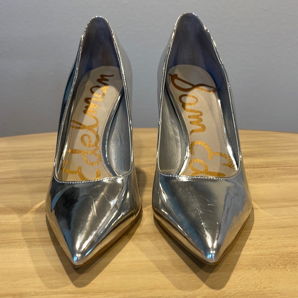 Silver Pumps